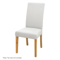 Artiss Dining Chair Covers 4x Spandex Stretch White Slipcover