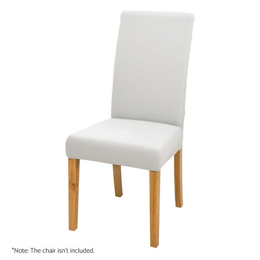 Artiss Dining Chair Covers 4x Spandex Stretch White Slipcover