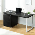 Artiss Computer Desk 140cm with Drawer Black
