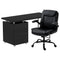 Artiss Computer Desk Executive Office Chair Set Black