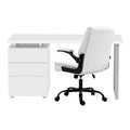 Artiss Computer Desk Executive Office Chair Set White
