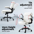 Artiss Computer Desk Executive Office Chair Set White