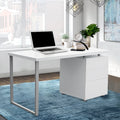 Artiss Computer Desk with Drawer 140cm White