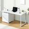 Artiss Computer Desk with Drawer 140cm White