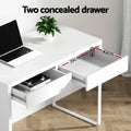 Artiss Computer Desk with Drawer White