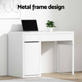 Artiss Computer Desk with Drawer Cabinet White