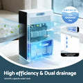 Devanti 2000ml Dehumidifier Portable Quiet Remote Bedroom Home