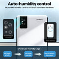 Devanti 2000ml Dehumidifier Portable Quiet Remote Bedroom Home