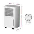 Devanti 12L Dehumidifier Air Purifier White