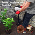 Giantz Post Hole Digger Auger 200mm Drill Bit 80cm Extension