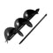 Giantz Post Hole Digger Auger 300mm 80cm Extension Shaft