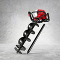 Giantz Post Hole Digger Petrol Extension Drill Fence Borer 200mm Auger Bits