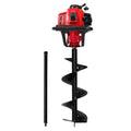 Giantz Post Hole Digger 300mm Petrol Drill Extension Auger Bits