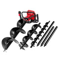 Giantz Petrol Post Hole Digger Motor Auger Bits Kit