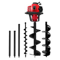 Giantz Petrol Post Hole Digger Motor Auger Bits Kit