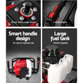 Giantz Post Hole Digger Motor Only Engine Petrol Red