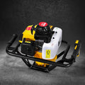 Giantz Petrol Post Hole Digger Motor Engine Yellow 52cc