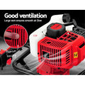 Giantz Petrol Post Hole Digger Motor Engine Red