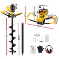 Giantz 74CC 200mm Petrol Post Hole Digger Auger Drill