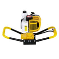 Giantz 74CC Petrol Post Hole Digger Engine Motor Yellow