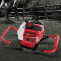 Giantz Petrol Post Hole Digger Motor Engine Red
