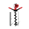 Giantz 200mm Post Hole Digger Petrol Drill Auger Bits