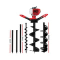 Giantz Petrol Post Hole Digger Auger Bits Extension Kit