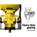Giantz 80CC Petrol Post Hole Digger Motor Engine Yellow