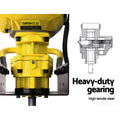 Giantz 80CC Petrol Post Hole Digger Auger Extension Bits Kit