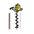Giantz Post Hole Digger 200mm Petrol Auger Bits Extension