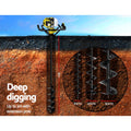 Giantz Petrol Post Hole Digger Auger Drill Extension Bits