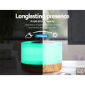 Devanti Aroma Diffuser 500ml Aromatherapy Light Wood