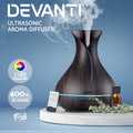 Devanti Aroma Diffuser 400ml Dark Wood Aromatherapy