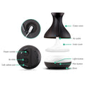 Devanti Aroma Diffuser 400ml Dark Wood Aromatherapy