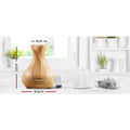 Devanti Aroma Diffuser 400ml Aromatherapy Wood Light