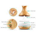 Devanti Aroma Diffuser 400ml Aromatherapy Wood Light