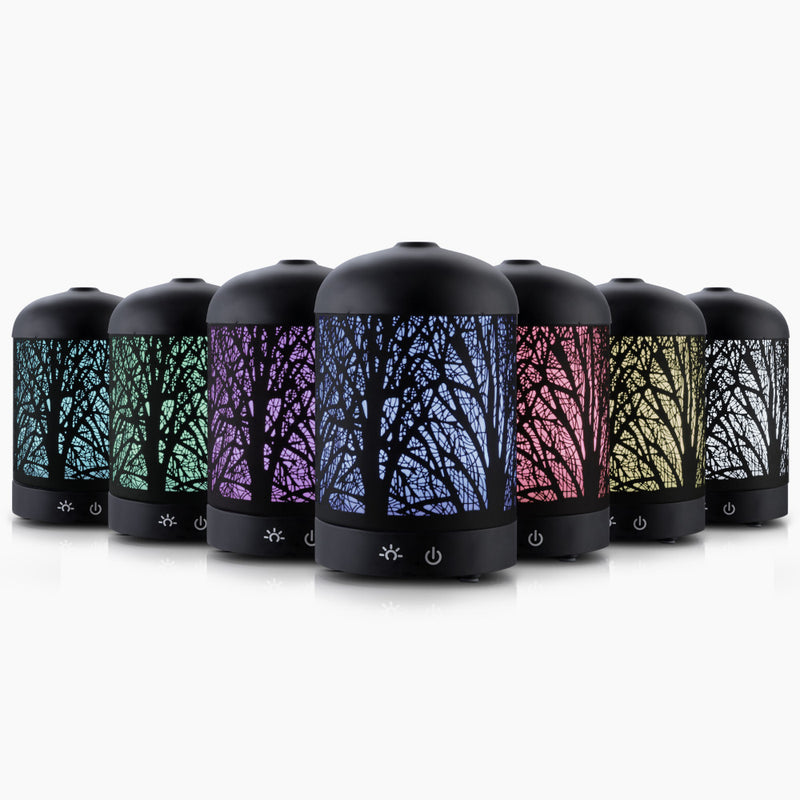Devanti Aroma Diffuser 160ml Black Aromatherapy Essential Oil