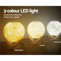 Devanti Aroma Diffuser 880ml Moon Lamp Aromatherapy LED