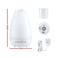 Devanti 300ml Ultrasonic Aroma Diffuser Humidifier LED Light