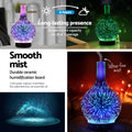 Devanti Ultrasonic Aroma Diffuser 3D Light Humidifier Oil Firework