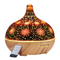 Devanti Aroma Diffuser 400ml 3D Glass Aromatherapy
