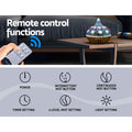 Devanti Aroma Diffuser 400ml 3D Glass Aromatherapy