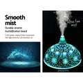 Devanti Aroma Diffuser 400ml 3D Glass Aromatherapy
