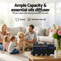 Devanti Train Aroma Diffuser 300ml Humidifier LED Timer Smoke