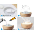 Devanti Aroma Diffuser 200ml Aromatherapy Glass Ultrasonic