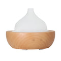 Devanti Aroma Diffuser Ultrasonic Humidifier LED Glass Wood