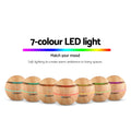 Devanti Aroma Diffuser 130ml Wood Aromatherapy Light