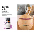 Devanti Aroma Diffuser 130ml Wood Aromatherapy Light