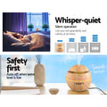 Devanti Aroma Diffuser 130ml Wood Aromatherapy Light