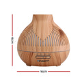 Devanti 400ml Ultrasonic Aroma Diffuser Humidifier LED Lights
